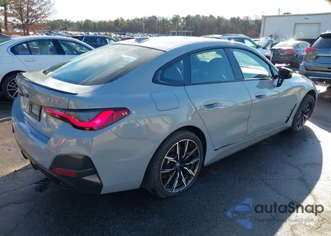 2023 BMW 430I Gran Coupe xDrive из США, поврежденный, VIN WBA73AV02PFP06444